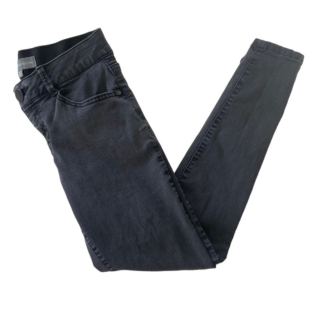 Wit & Wisdom women’s jeans Ab'solution Stretch Skinny Jeans 4P | Black